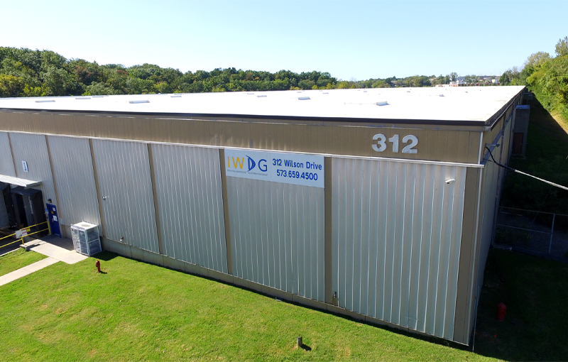 Aerial shot of IWDG warehouse | IWDG | Warehousing Partner, Short-Haul Trucking, Logistics Consultant & Commercial Real Estate Development